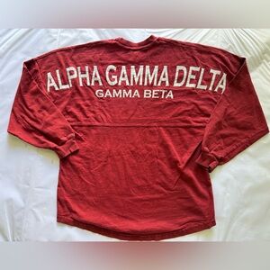 Alpha Gamma Delta Long Sleeve T-Shirt Spirit Jersey